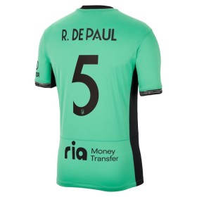 Atlético Madrid R. De Paul 5 Fodboldtrøjer Tredje 2023-24 Kort ærmer
